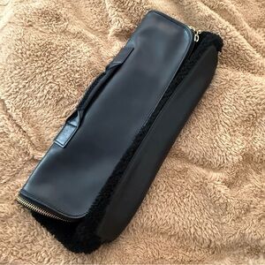 3.1 Phillip Lim Black Clutch with Gold Zipper